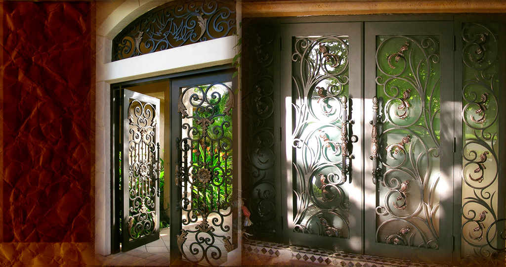 Carlos Angelini Metal works | Iron Frontdoors | Miami Florida